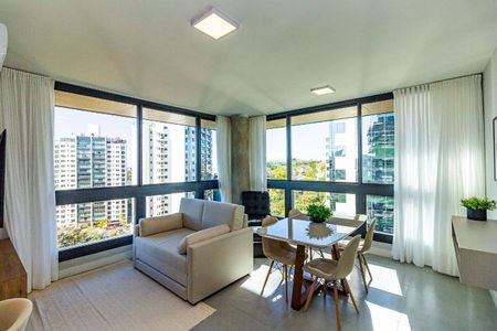 Sala  de kitnet/studio para alugar com 1 quarto, 59m² em Três Figueiras, Porto Alegre