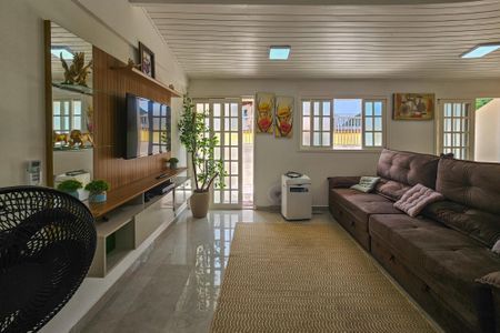 Sala de apartamento para alugar com 2 quartos, 112m² em Vila Julia, Guarujá