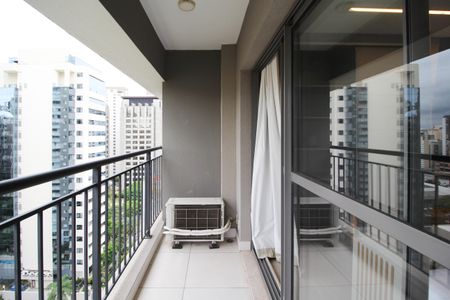 Studio à venda com 25m², 1 quarto e sem vagaVaranda