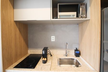 Studio à venda com 25m², 1 quarto e sem vagaCozinha