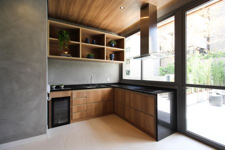 Studio à venda com 25m², 1 quarto e sem vagaÁrea comum - Salão de festas