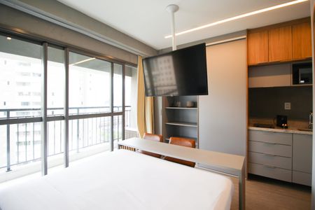 Studio à venda com 25m², 1 quarto e sem vagaSuíte 