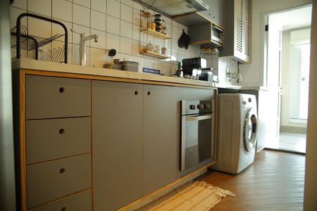 Apartamento à venda com 63m², 2 quartos e 2 vagasCozinha 