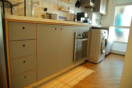 Apartamento à venda com 63m², 2 quartos e 2 vagasCozinha 