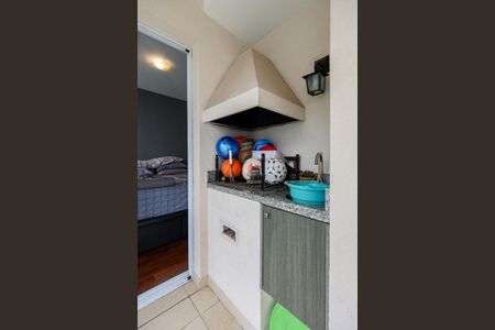 Varanda da Sala de apartamento à venda com 2 quartos, 70m² em Vila Andrade, São Paulo