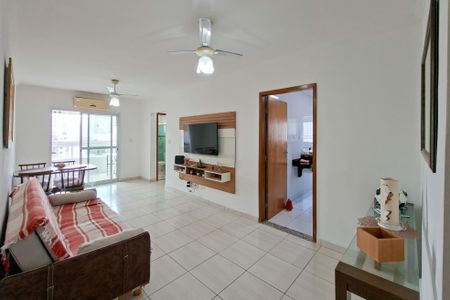 Sala de apartamento para alugar com 2 quartos, 85m² em Guilhermina, Praia Grande