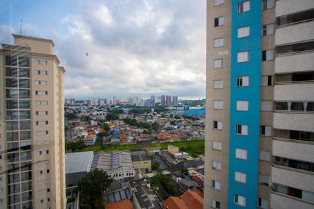 Vista da varanda de apartamento à venda com 2 quartos, 47m² em Vila Valparaíso, Santo André