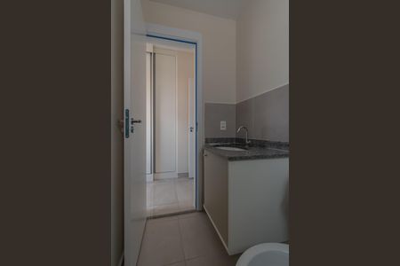 Banheiro Suite  de apartamento para alugar com 2 quartos, 54m² em Parque Sao Miguel, Hortolândia