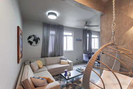 Sala de apartamento à venda com 2 quartos, 64m² em São Lucas, Belo Horizonte