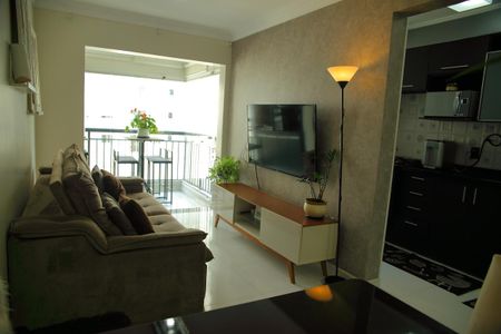 Sala de apartamento para alugar com 2 quartos, 55m² em Jardim Independencia, São Bernardo do Campo