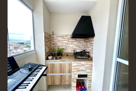 Varanda da Sala de apartamento à venda com 3 quartos, 74m² em Vila Barros, Guarulhos