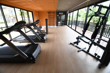 Casa de condomínio à venda com 155m², 3 quartos e 2 vagasÁrea comum - Academia