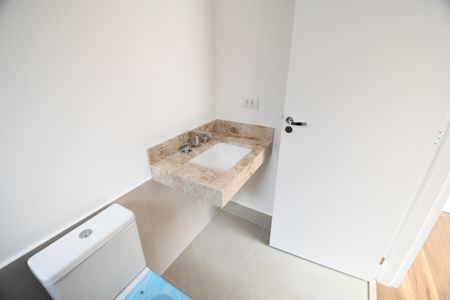 Banheiro Suíte 1 de casa de condomínio à venda com 3 quartos, 155m² em Loteamento Santa Ana do Atibaia -- Sousas, Campinas