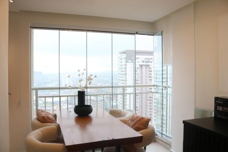 Varanda da Sala de apartamento para alugar com 2 quartos, 66m² em Várzea da Barra Funda, São Paulo