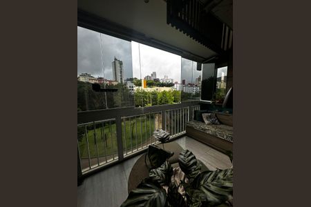 Varanda  de apartamento à venda com 3 quartos, 85m² em Estrela Dalva, Belo Horizonte