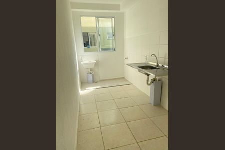 Cozinha e área de serviço de apartamento para alugar com 1 quarto, 42m² em Vila Cristina, Contagem