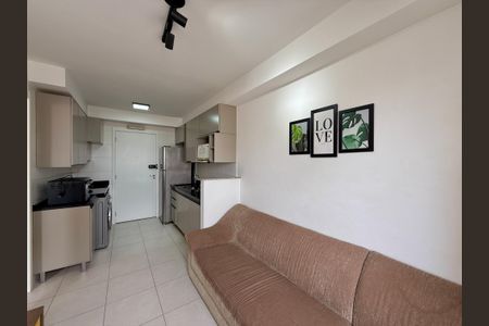 Sala  de apartamento para alugar com 1 quarto, 28m² em Jardim Caravelas, São Paulo