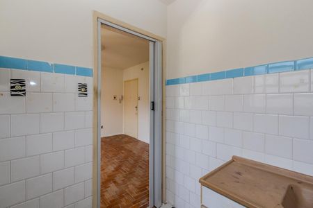 Cozinha  de kitnet/studio à venda com 1 quarto, 150m² em Praia de Belas, Porto Alegre