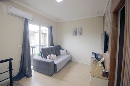 Sala de casa à venda com 3 quartos, 100m² em Vila Homero Thon, Santo André