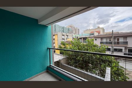 Sala - Quarto - Varanda de kitnet/studio para alugar com 1 quarto, 35m² em Vila Sao Pedro, Santo André
