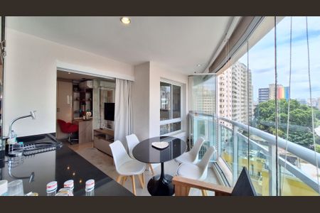 Varanda de apartamento à venda com 1 quarto, 36m² em Barra Funda, São Paulo
