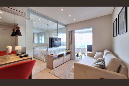 Sala/Cozinha de apartamento à venda com 1 quarto, 36m² em Barra Funda, São Paulo