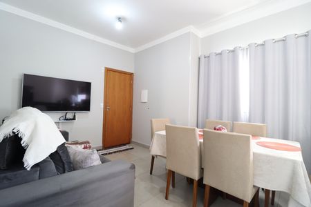 Sala de apartamento para alugar com 2 quartos, 78m² em Novo Mundo, Uberlândia