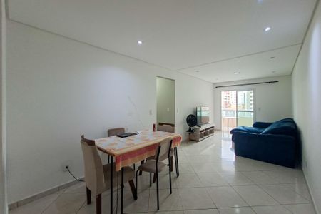 Sala de apartamento para alugar com 3 quartos, 130m² em Guilhermina, Praia Grande