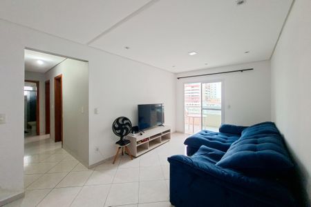 Sala de apartamento para alugar com 3 quartos, 130m² em Guilhermina, Praia Grande
