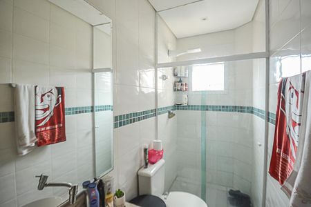 Banheiro da Suíte de apartamento à venda com 2 quartos, 100m² em Vila Jordanopolis, São Bernardo do Campo