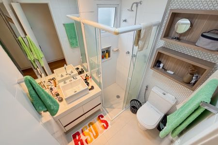 Apartamento para alugar com 98m², 3 quartos e 2 vagas Apartamento para alugar com 98m², 3 quartos e 2 vagasBanheiro Social