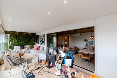 Varanda de apartamento à venda com 3 quartos, 178m² em Jardim das Acacias, São Paulo