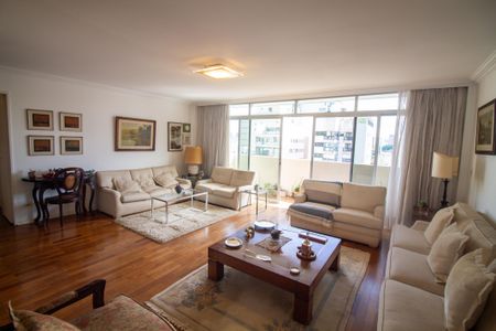 Sala de apartamento à venda com 4 quartos, 210m² em Brooklin, São Paulo