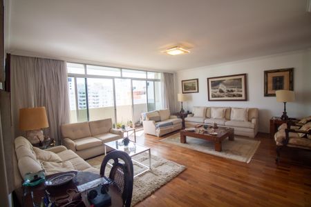 Sala de apartamento à venda com 4 quartos, 210m² em Brooklin, São Paulo
