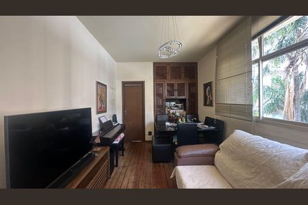 Sala  de apartamento à venda com 3 quartos, 70m² em Santo Antônio, Belo Horizonte
