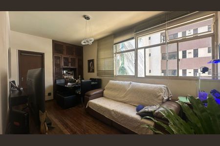 Sala  de apartamento à venda com 3 quartos, 70m² em Santo Antônio, Belo Horizonte