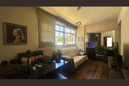 Sala  de apartamento à venda com 3 quartos, 70m² em Santo Antônio, Belo Horizonte