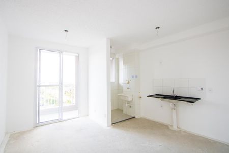 Sala de apartamento para alugar com 2 quartos, 42m² em Jardim, Santo André