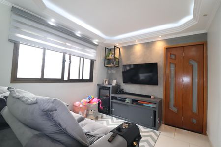 Sala de apartamento à venda com 3 quartos, 94m² em Campestre, Santo André