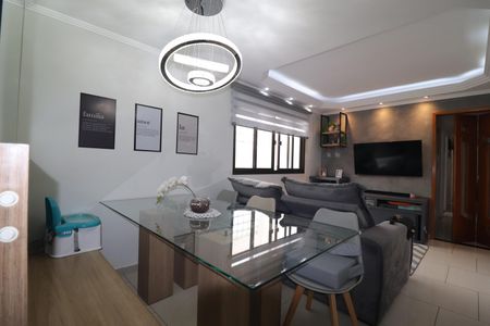 Sala de apartamento à venda com 3 quartos, 94m² em Campestre, Santo André