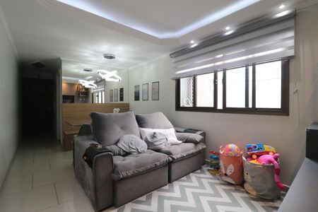 Sala de apartamento à venda com 3 quartos, 94m² em Campestre, Santo André