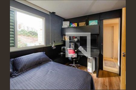 Quarto  de apartamento à venda com 4 quartos, 125m² em Buritis, Belo Horizonte