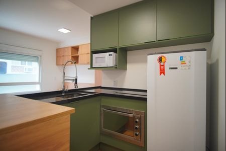 Cozinha de kitnet/studio para alugar com 1 quarto, 45m² em Moinhos de Vento, Porto Alegre