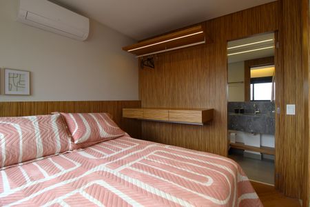 Quarto Suíte de apartamento para alugar com 1 quarto, 36m² em Indianópolis, São Paulo