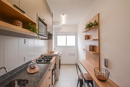 Apartamento à venda com 55m², 2 quartos e 1 vagaCozinha e Área de Serviço