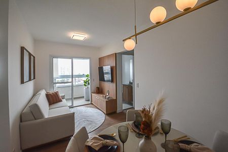 Sala de apartamento à venda com 2 quartos, 55m² em Baeta Neves, São Bernardo do Campo