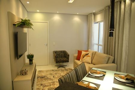 Sala de apartamento à venda com 2 quartos, 56m² em Centro, São Bernardo do Campo