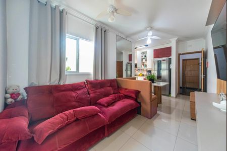 Sala de apartamento à venda com 2 quartos, 55m² em Vila Eldizia, Santo André