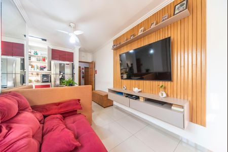 Sala de apartamento à venda com 2 quartos, 55m² em Vila Eldizia, Santo André