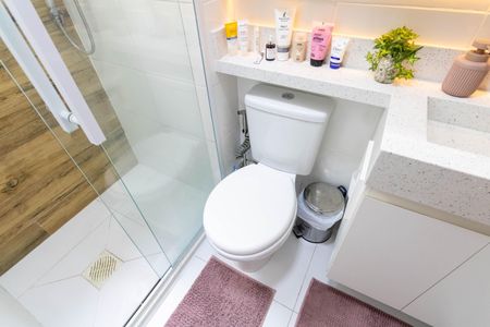 Apartamento para alugar com 45m², 2 quartos e 1 vaga Apartamento para alugar com 45m², 2 quartos e 1 vagaBanheiro